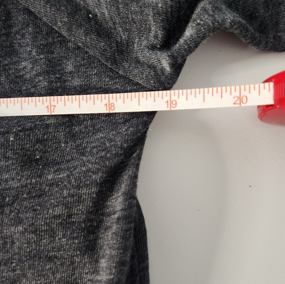 Chaser Long Sleeve Distressed Top, Size Medium - Picture 5 of 6